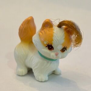 [#10] Littlest Pet Shop - 1992 - White and Orange Cat